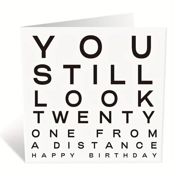 Birthday Card, Funny - 6" x 6" - Picture 2 of 5